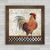 QUADRO DECORATIVO ANIMAIS 106 - GALO