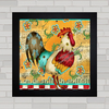 QUADRO DECORATIVO ANIMAIS 109 - GALO