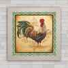 QUADRO DECORATIVO ANIMAIS 111 - GALO DE COZINHA