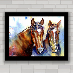 QUADRO DECORATIVO ANIMAIS 14 - CAVALOS