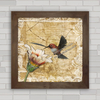 QUADRO DECORATIVO ANIMAIS 145 - PASSARINHO