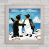 QUADRO DECORATIVO ANIMAIS 170 - PINGUINS