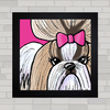 QUADRO DECORATIVO ANIMAIS 368 - CACHORRO LHASA APSO