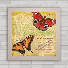 QUADRO DECORATIVO ANIMAIS 4 - BORBOLETAS - comprar online