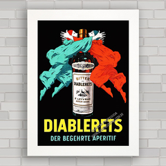 QUADRO VINTAGE APERITIF DIABLERETS - comprar online