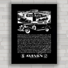 QUADRO DECORATIVO CARRO ANTIGO AUBURN 1932 A