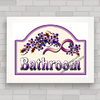 QUADRO DECORATIVO BATHROOM