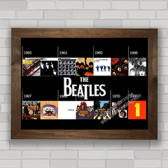 QUADRO DECORATIVO BEATLES ÁLBUNS na internet