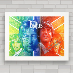 QUADRO DECORATIVO BEATLES ART PHOTO