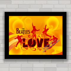 QUADRO DECORATIVO BEATLES LOVE