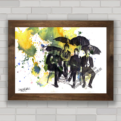 QUADRO DECORATIVO BEATLES UMBRELLAS na internet