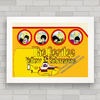 QUADRO DECORATIVO BEATLES YELLOW SUBMARINE 4