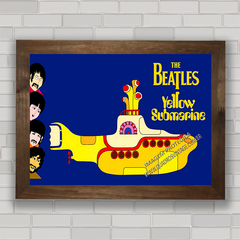 QUADRO DECORATIVO BEATLES YELLOW SUBMARINE na internet