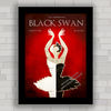 QUADRO FILME BLACK SWAN 3 - CISNE NEGRO
