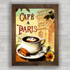 QUADRO DECORATIVO CAFÉ A PARIS