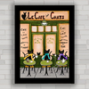 QUADRO DECORATIVO CAFES DES CHATS