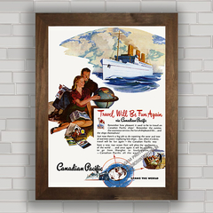 QUADRO NAVEGAÇÃO CANADIAN PACIFIC 1946 na internet