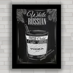 QUADRO DECORATIVO CHALKBOARD 12 - RUSSIAN VODKA