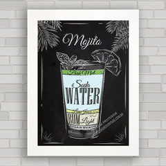 QUADRO DECORATIVO CHALKBOARD 13 - DRINK MOJITO - comprar online