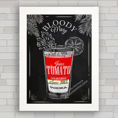 QUADRO DECORATIVO CHALKBOARD 16 - BLOODY MARY - comprar online