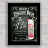 QUADRO DECORATIVO PARA BAR CHALKBOARD 188 - DRINK