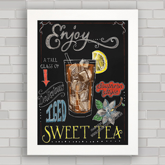 QUADRO DECORATIVO CHALKBOARD 19 - SWEET TEA - comprar online