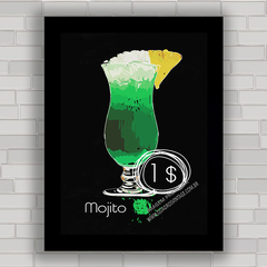 QUADRO DECORATIVO CHALKBOARD 26 - DRINK MOJITO