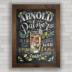 QUADRO DECORATIVO CHALKBOARD 28 - ARNOLD PALMER na internet