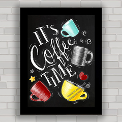 QUADRO DECORATIVO CHALKBOARD 4 - COFFEE TIME