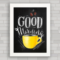 QUADRO DECORATIVO CHALKBOARD 5 - GOOD MORNING - comprar online