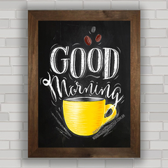 QUADRO DECORATIVO CHALKBOARD 5 - GOOD MORNING na internet