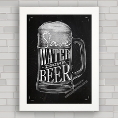 QUADRO DECORATIVO CHALKBOARD 61 - CANECO DE CERVEJA - comprar online