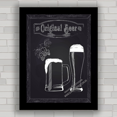 QUADRO DECORATIVO CHALKBOARD 67 - CERVEJA ORIGINAL