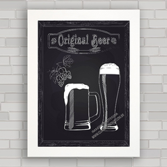 QUADRO DECORATIVO CHALKBOARD 67 - CERVEJA ORIGINAL - comprar online