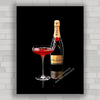 QUADRO DECORATIVO CHAMPANHE MOET CHANDOM