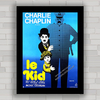 QUADRO DE CINEMA CHAPLIN FILME LE KID 2