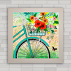 QUADRO DECORATIVO CICLISMO 22 - FLORES