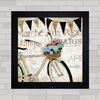 QUADRO DECORATIVO CICLISMO 8 - FLORES