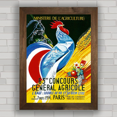 QUADRO RETRÔ CONCOURS GENERAL AGRICOLE 1954 na internet