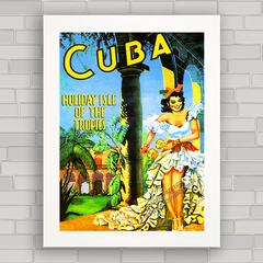 QUADRO DECORATIVO CUBA 1949 - comprar online