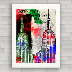 QUADRO DECORATIVO EMPIRE STATE POP ART