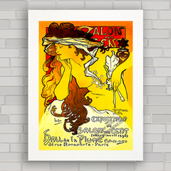 QUADRO EXPOSITION SALON DES CENTS 1896 MUCHA - comprar online