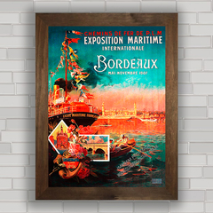 QUADRO DECORATIVO EXPOSITION MARITIME BORDEAUX FRANCE na internet