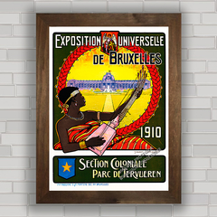 QUADRO RETRÔ EXPOSITION UNIVERSELLE BRUXELLES 1910 na internet