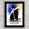 QUADRO DECORATIVO FERIA OFICIAL BARCELONA 1944