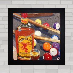 QUADRO DECORATIVO PARA BAR FIREBALL WHISKY