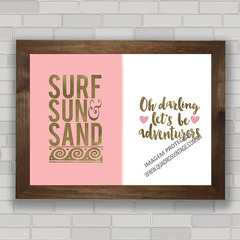 QUADO DECORATIVO FRASES 108 - SURF