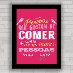 QUADRO DECORATIVO FRASES 71 - COZINHA - comprar online