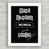 QUADRO DECORATIVO FRASES 79 - BOM HUMOR