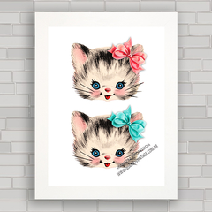 QUADRO DECORATIVO GATOS 61 - comprar online